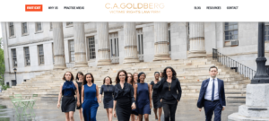 Best Law Firm Website: Cagoldberglaw