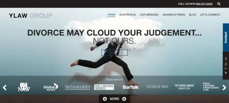 best Law firm website: Ylaw Group